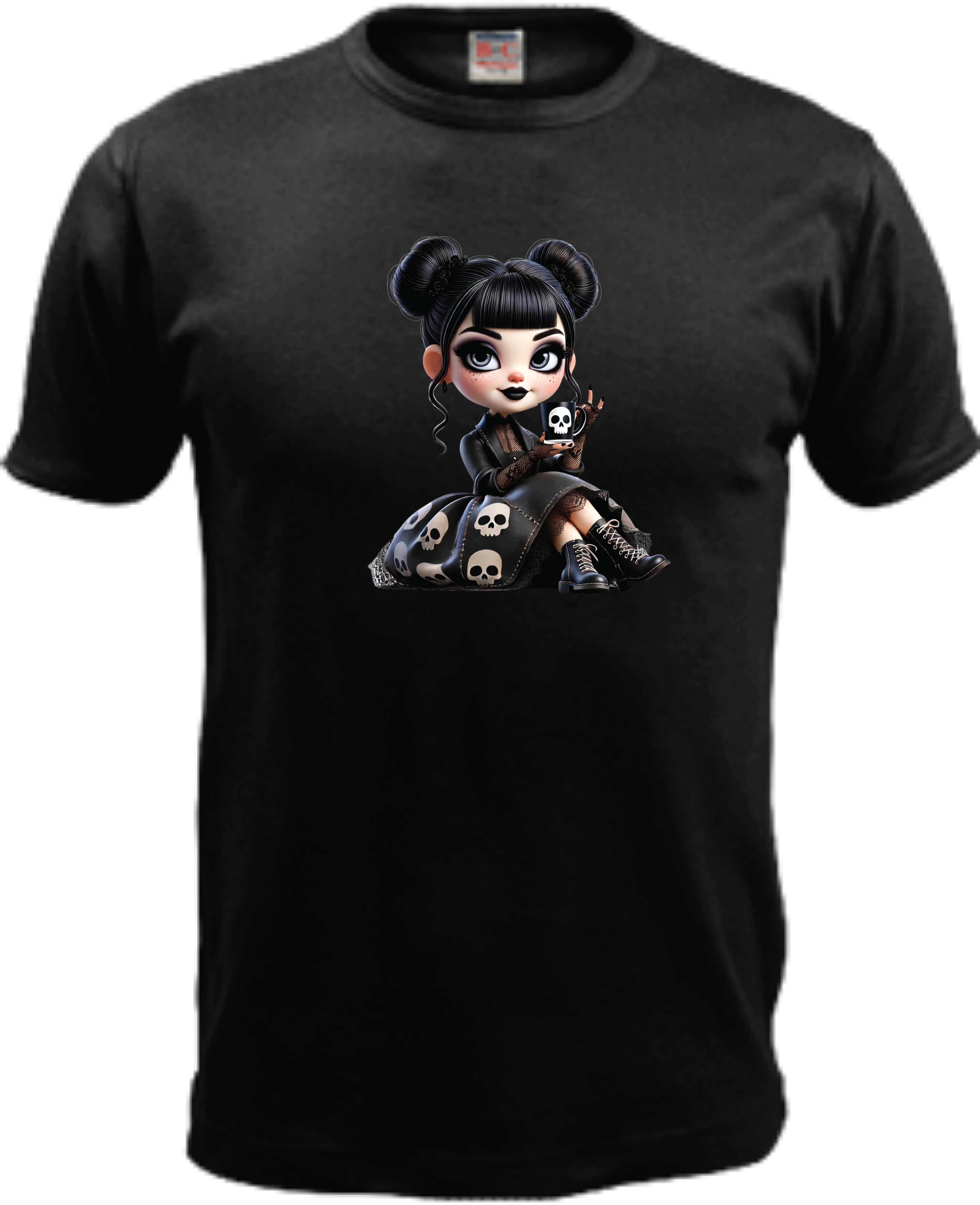 ADROIT KIDS GOTH GIRL T-SHIRT (BLACK)