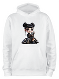 ADROIT KIDS GOTH GIRL HOODIE (WHITE)