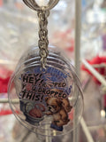 HEY! YOU DROPPED THIS - KEYRING (CLEAR) By Kayleigh's Hand Crafted Haven