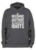 ADROIT CREATIONS IDIOT PROOF IDIOTS HOODIE (DEEP BLACK)
