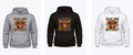 It’s Okay to Be Different Highland Cow Autism Hoodie – Kids 1–13yrs & Adults S–5XL – Black, White & Grey – Adroit Kids & Adroit Clothing UK – Adroit Creations