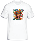 ADROIT CREATIONS IT'S OKAY TO BE DIFFERENT T-SHIRT (WHITE)