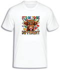 ADROIT KIDS IT'S OKAY TO BE DIFFERENT T-SHIRT (WHITE)