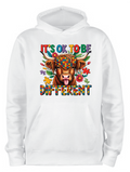 ADROIT CREATIONS IT'S OKAY TO BE DIFFERENT HOODIE (WHITE)