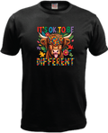 ADROIT KIDS IT'S OKAY TO BE DIFFERENT T-SHIRT (BLACK)