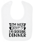 ADROIT BABY, BIB - I'M ORDERING DINNER QUOTE (0-3 MONTHS)