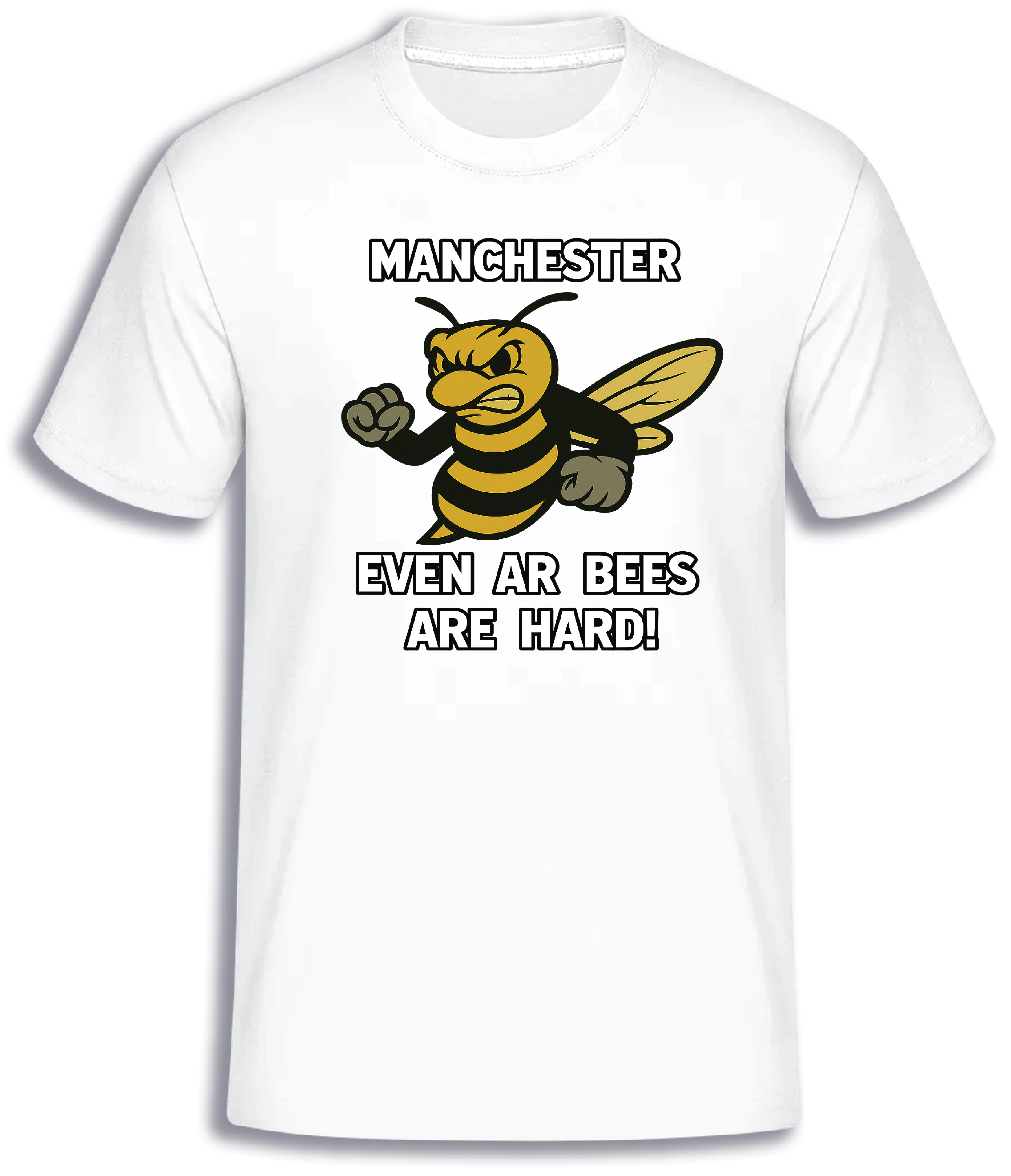 ADROIT CREATIONS MANCHESTER ARD BEE'S T-SHIRT (WHITE)
