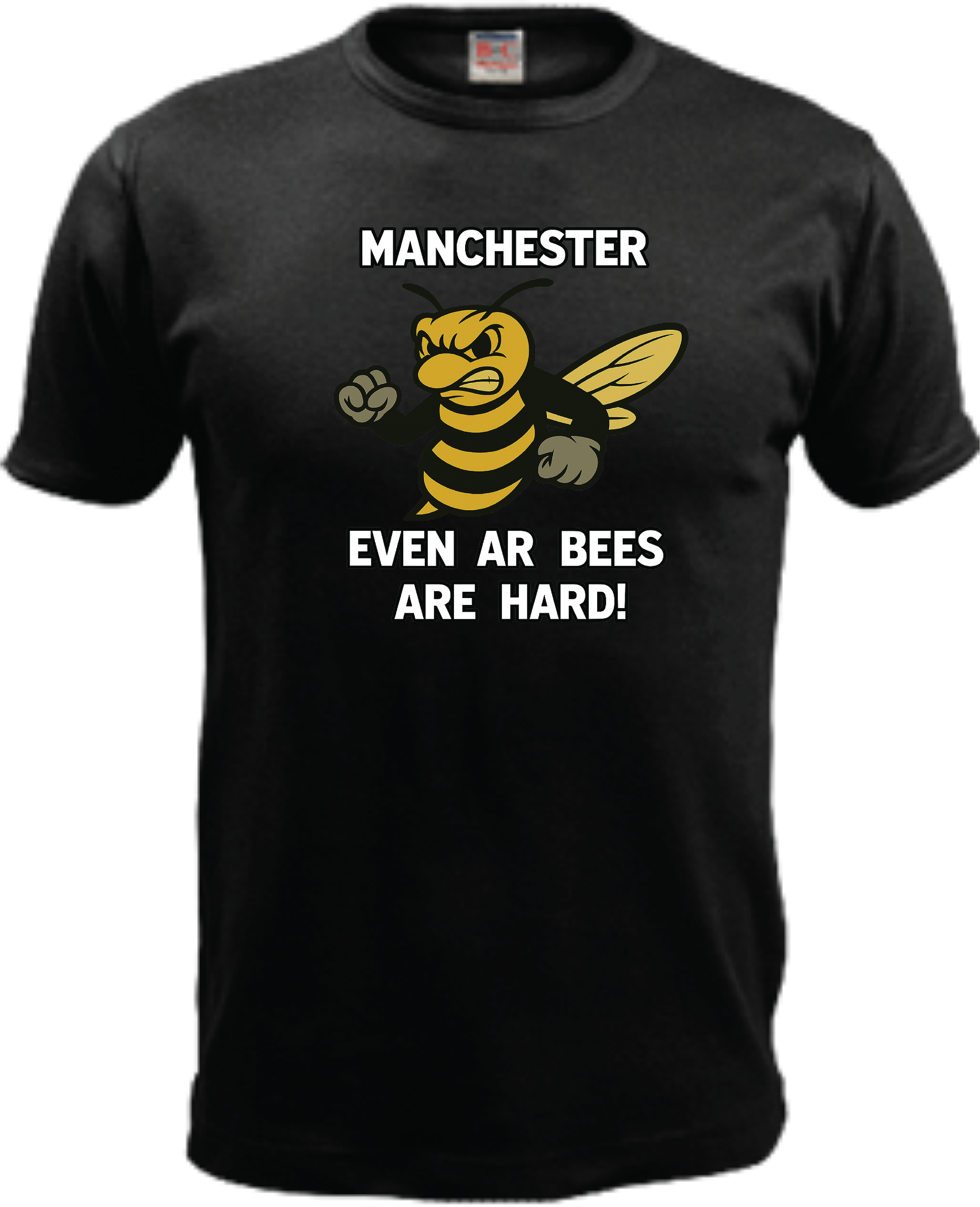ADROIT CREATIONS MANCHESTER ARD BEES T-SHIRT (BLACK)