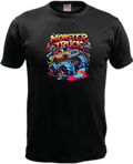ADROIT KIDS MONSTER TRUCKS T-SHIRT (BLACK)