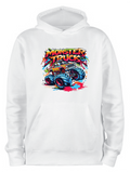 ADROIT KIDS MONSTER TRUCKS HOODIE (WHITE)