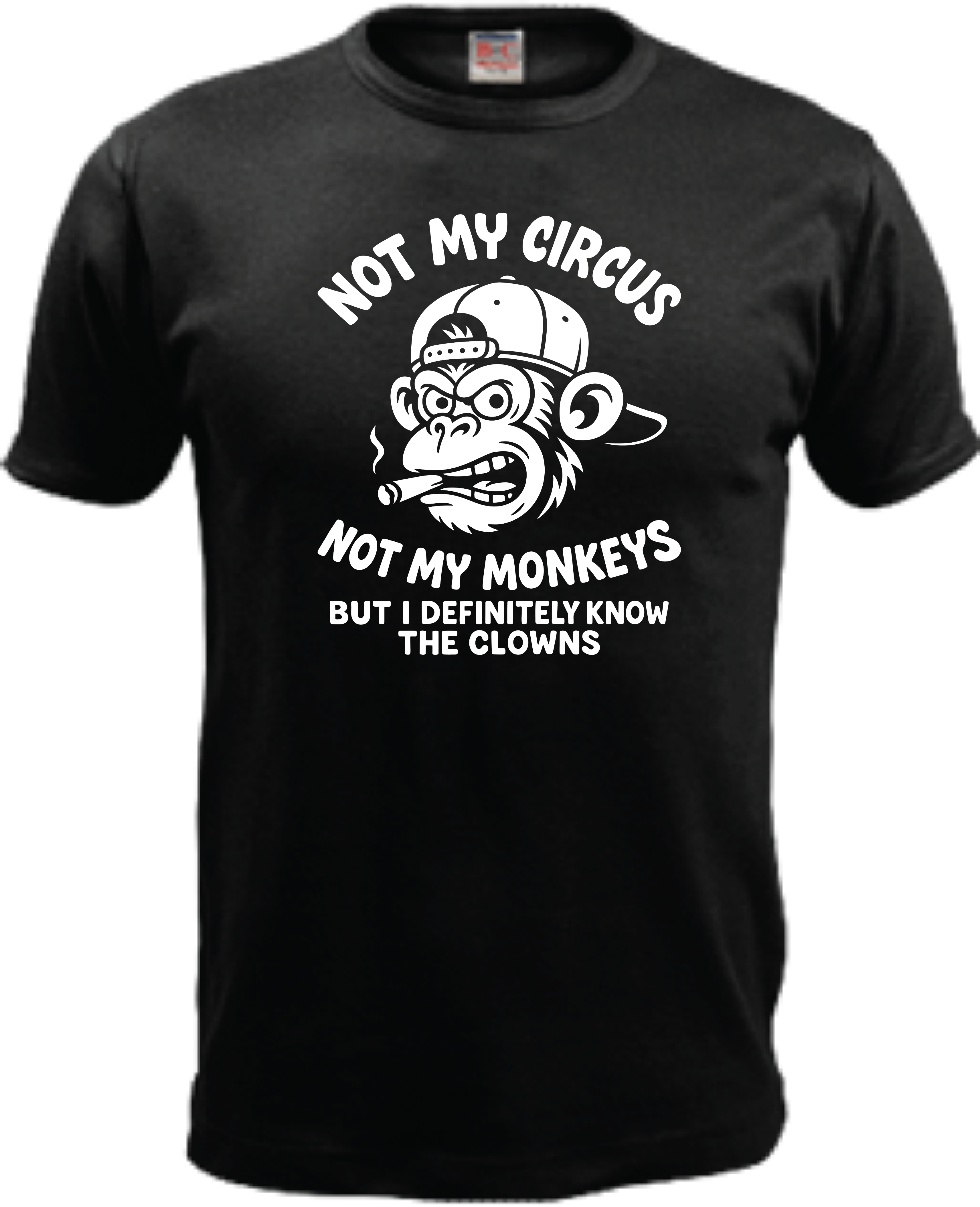ADROIT CREATIONS NOT MY CIRCUS T-SHIRT (BLACK)