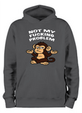 ADROIT CREATIONS NOT MY F**KING PROBLEM HOODIE (DEEP BLACK)