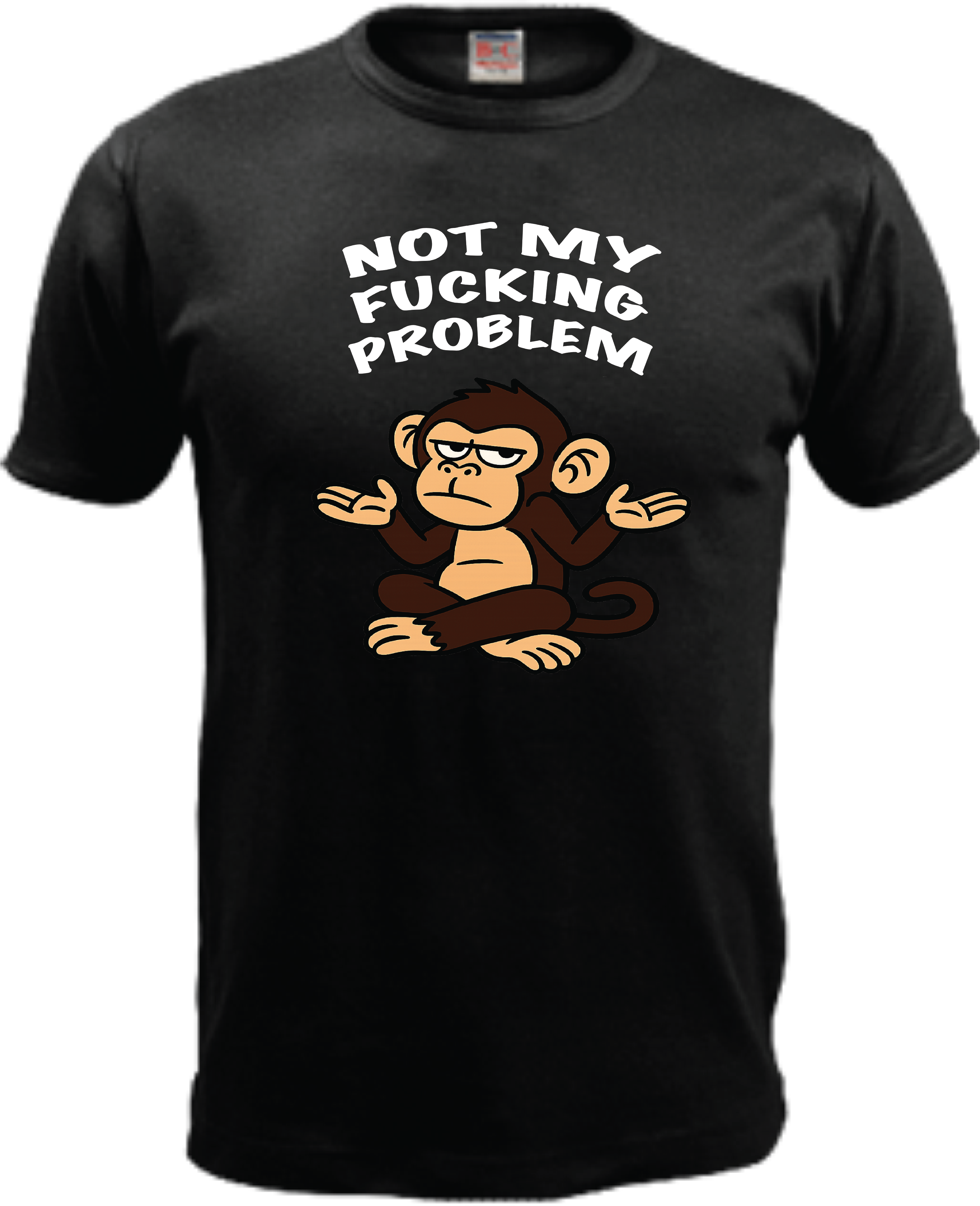 ADROIT CREATIONS NOT MY F*CKING PROBLEM T-SHIRT (BLACK)