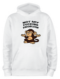 ADROIT CREATIONS NOT MY F*CKING PROBLEM HOODIE (WHITE)