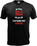 ADROIT CREATIONS PEOPLE SKILLS T-SHIRT (BLACK)