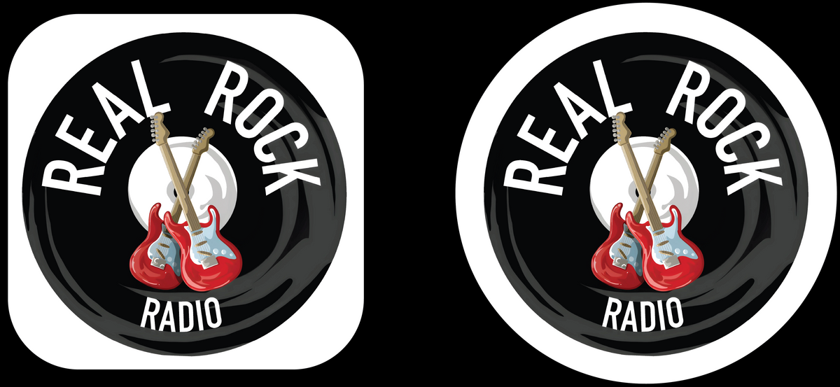 Real Rock Radio Coasters | Round or Square | Official RRR Logo – Adroit Creations UK