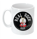 Real Rock Radio 11oz Ceramic Mug | Official RRR Logo Mug | White Coffee Mug | Adroit Creations UK