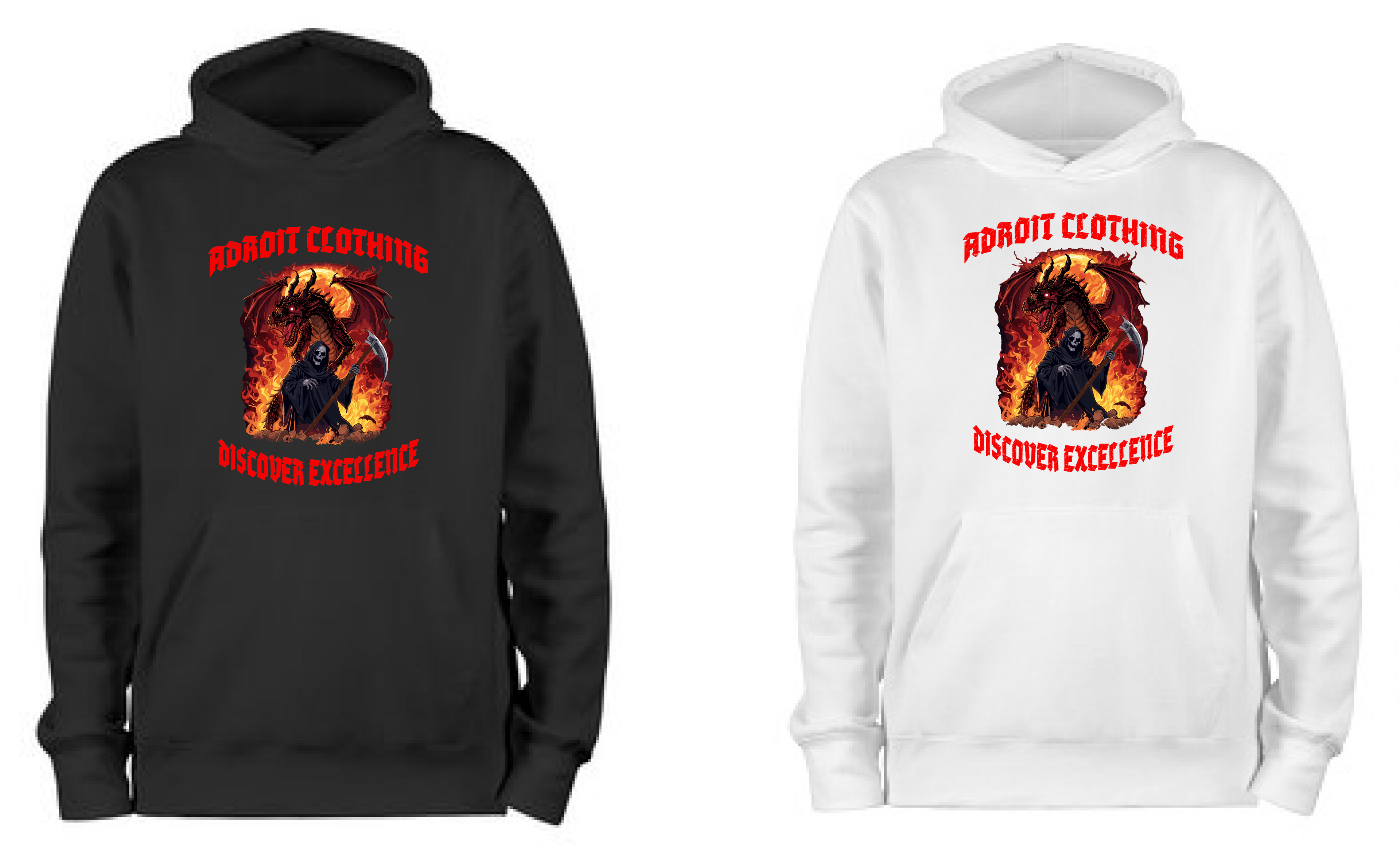 ADROIT CLOTHING REAPERS DRAGON HOODIE