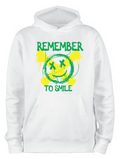 ADROIT CREATIONS REMEMBER TO SMILE HOODIE (WHITE)