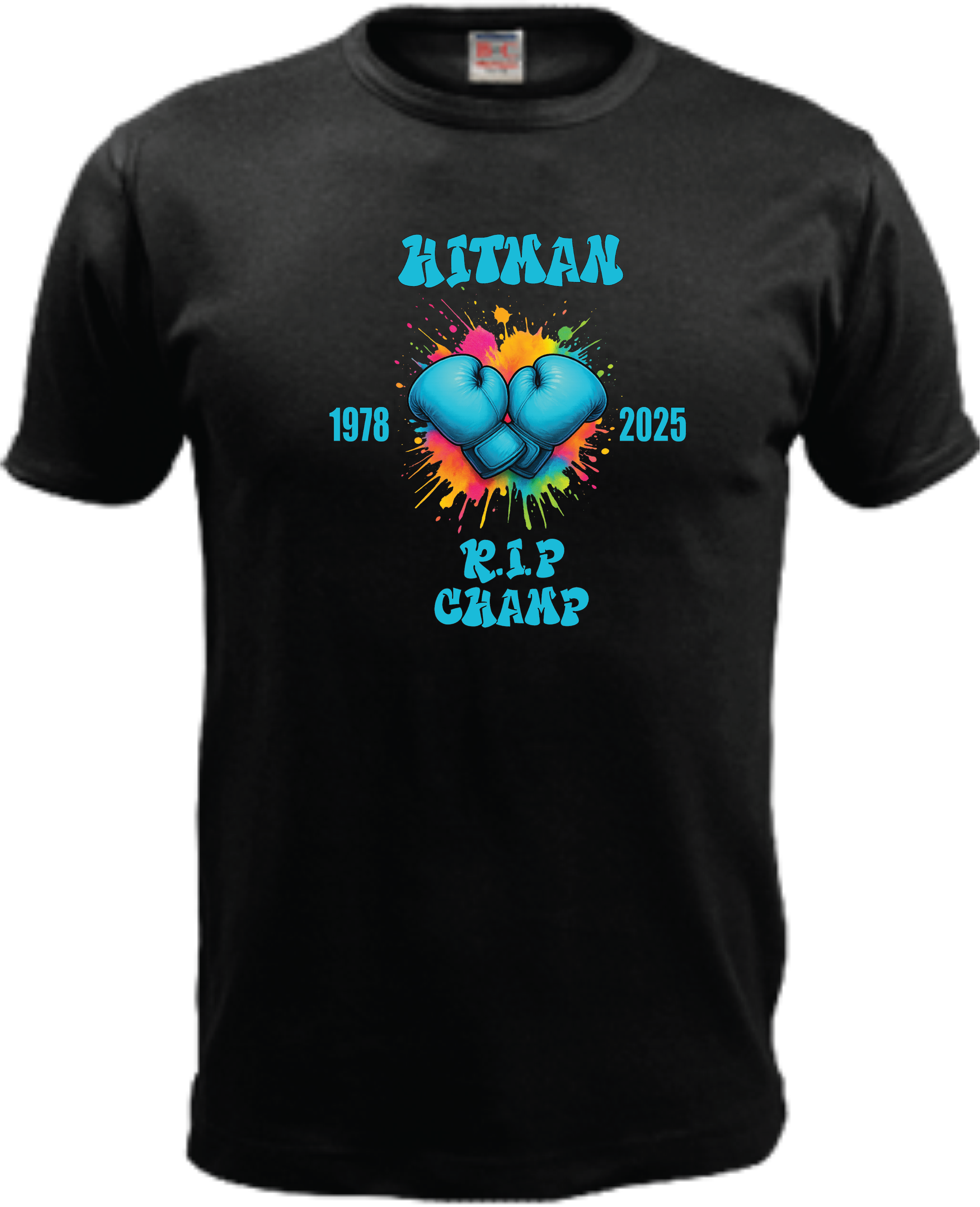 ADROIT CREATIONS RICKY "HITMAN" HATTON TRIBUTE T-SHIRT (BLACK)