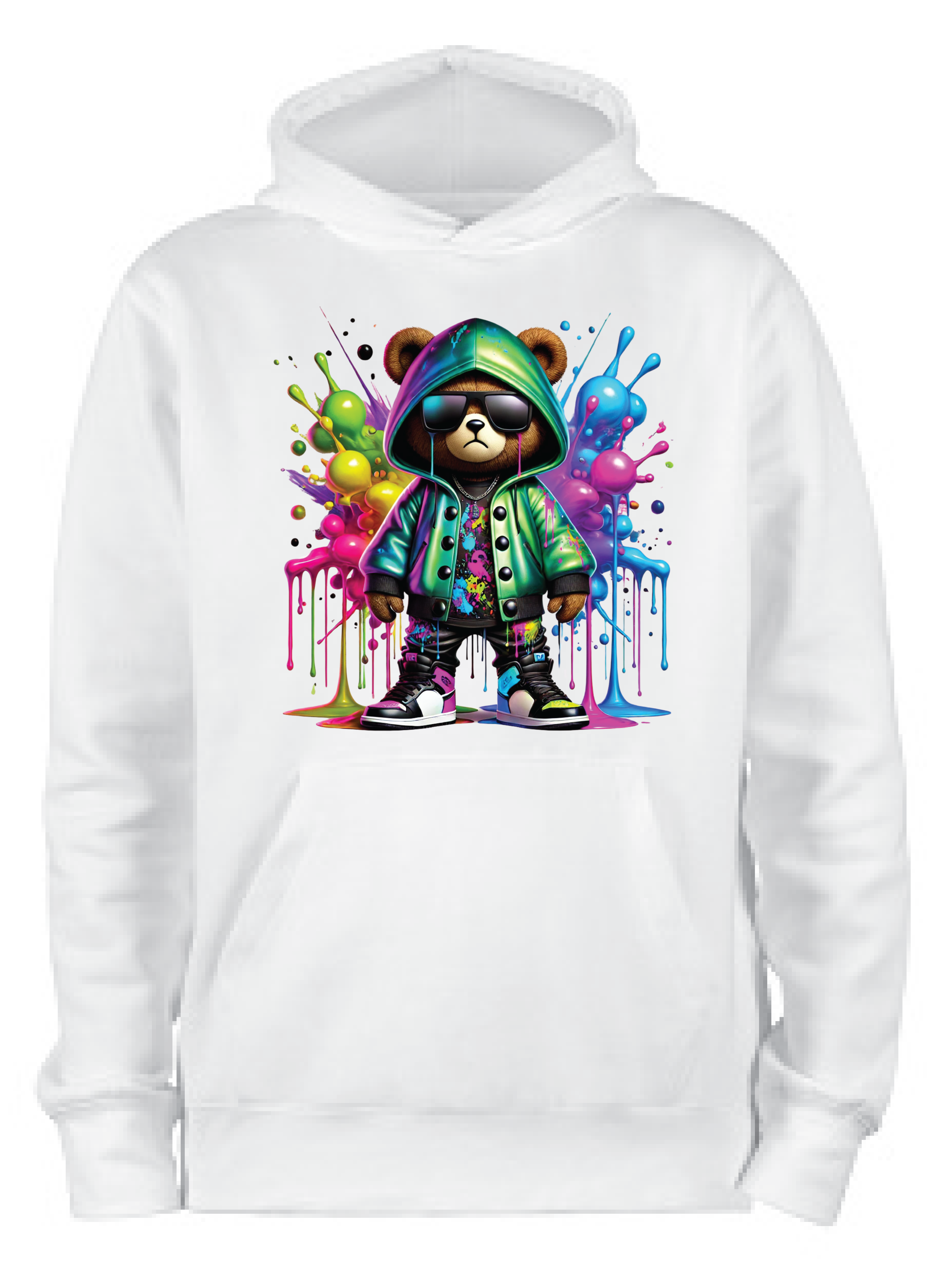 ADROIT CREATIONS RULES "R" RULES HOODIE (WHITE)