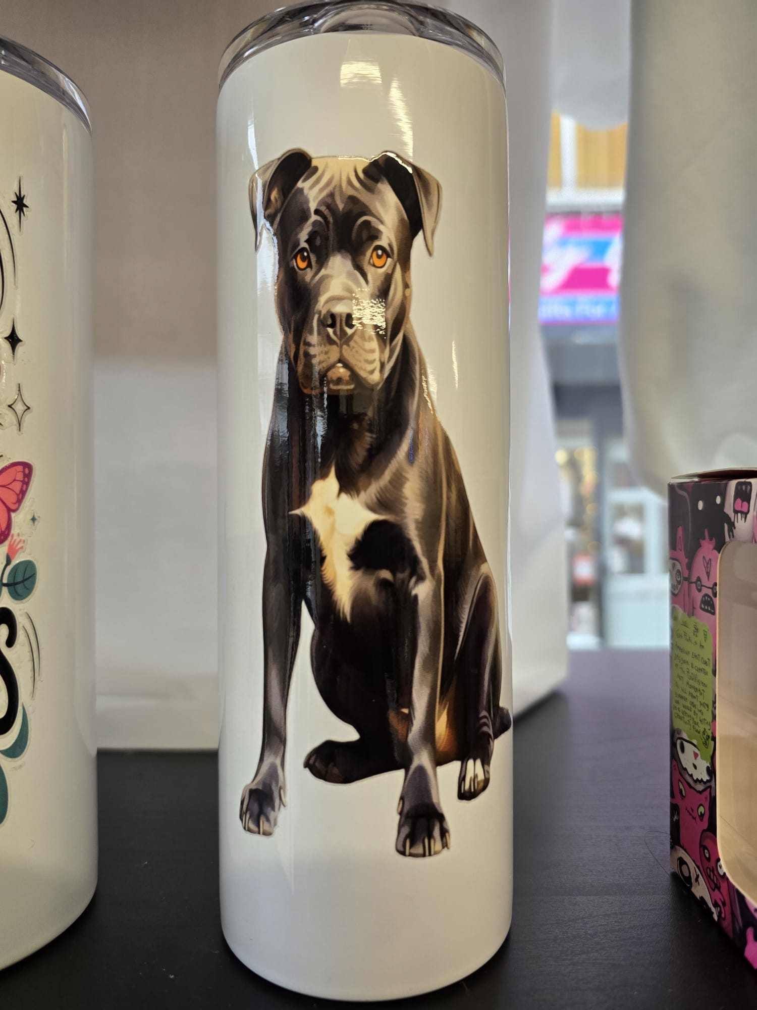SASSY SIPS - STAFFIE Version (3) - TUMBLER By Kayleigh's Hand Crafted Haven