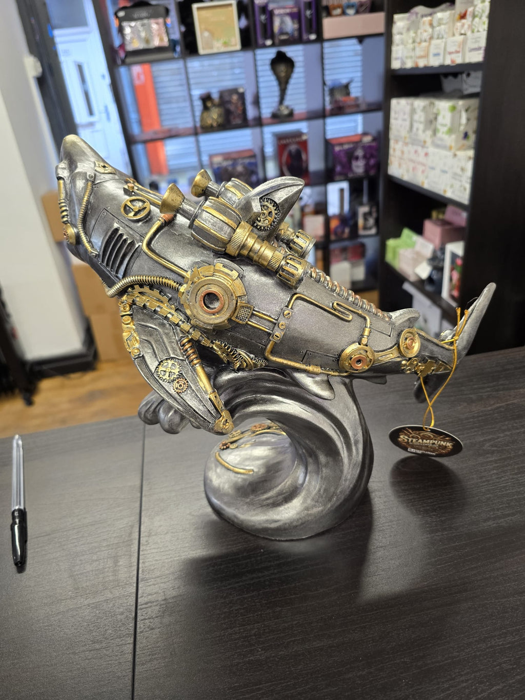 Steampunk shark Ornament