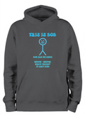 ADROIT CREATIONS THIS IS BOB HOODIE (DEEP BLACK)