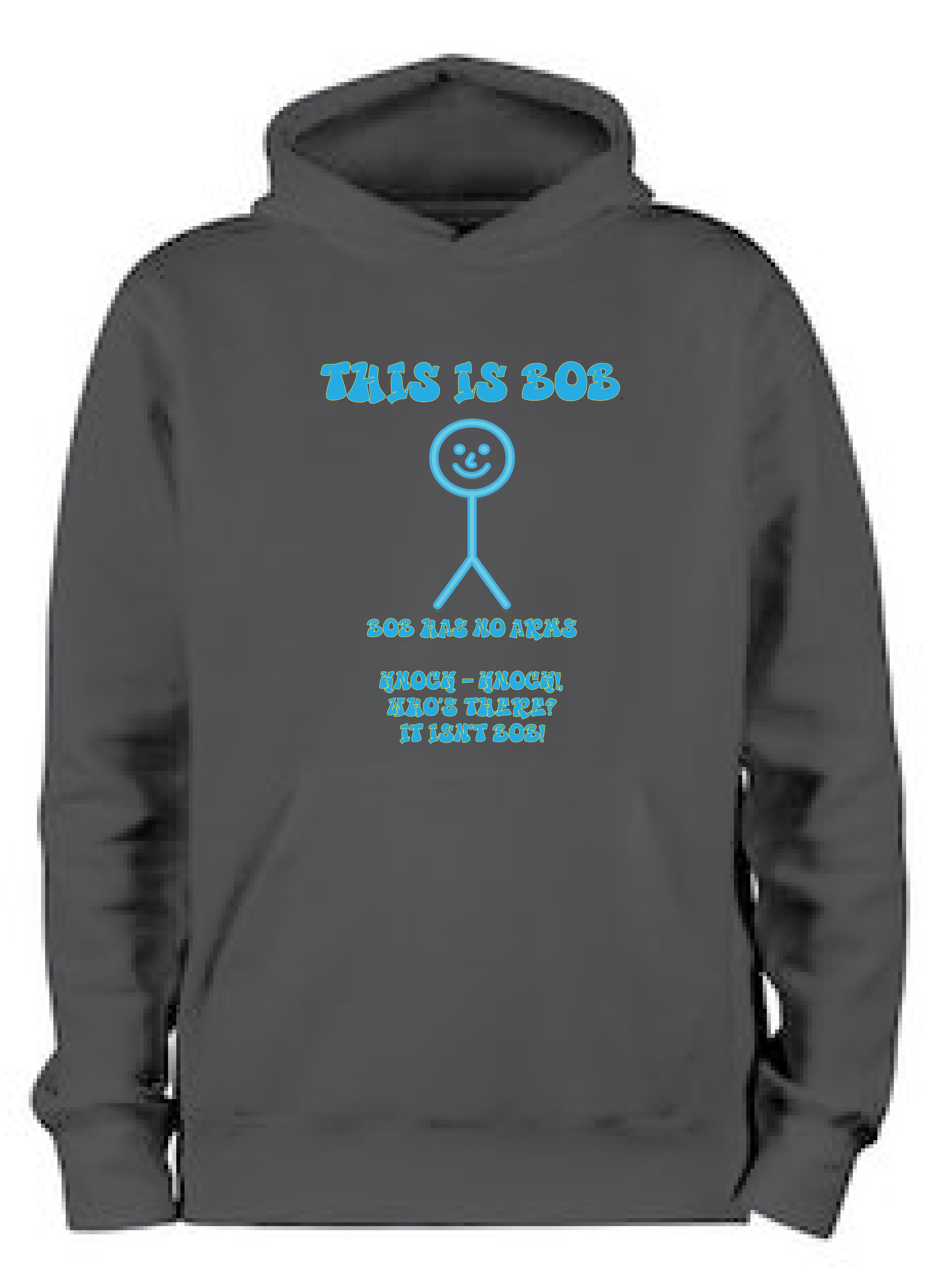 ADROIT CREATIONS THIS IS BOB HOODIE (DEEP BLACK)
