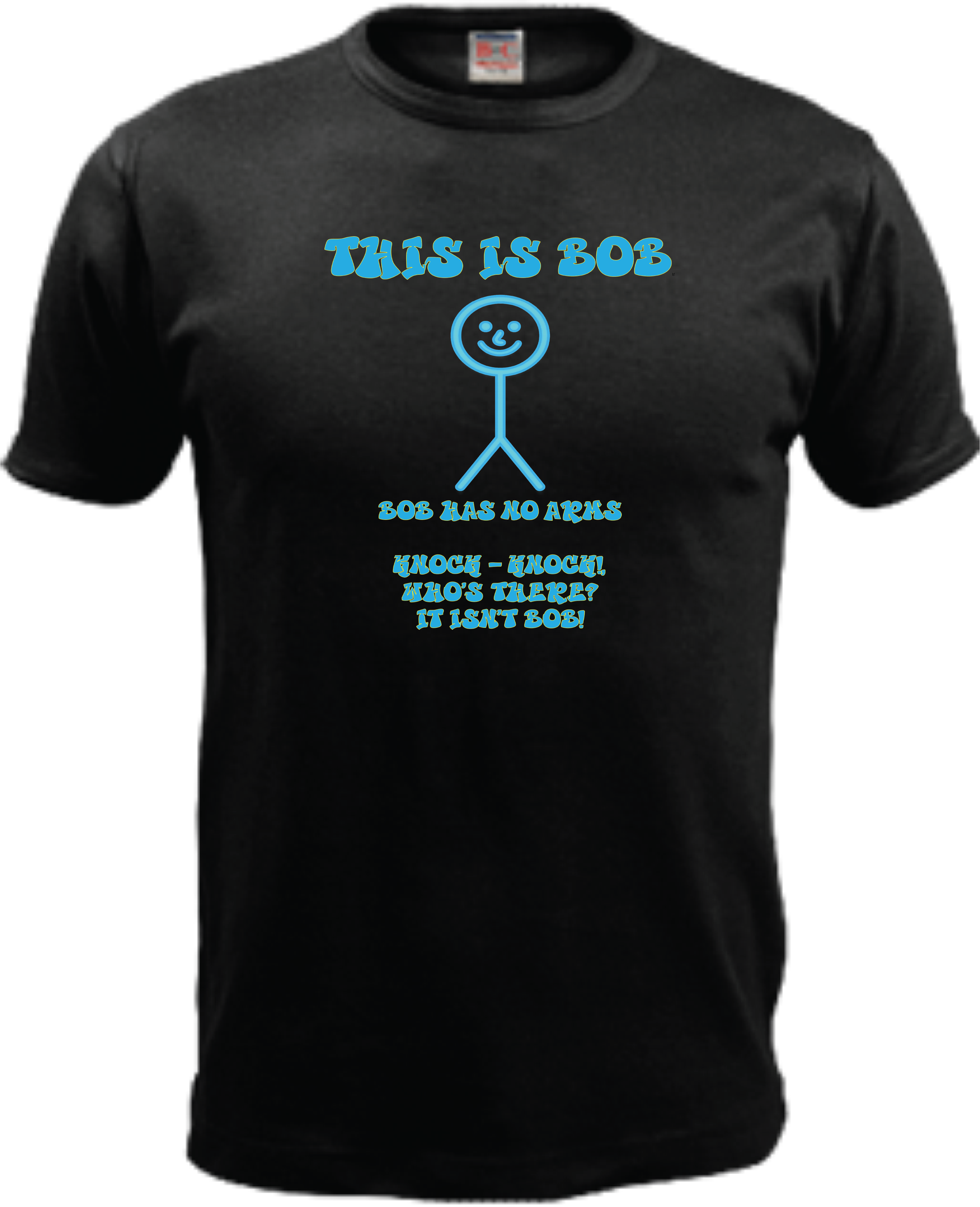 ADROIT CREATIONS THIS IS BOB T-SHIRT (BLACK)