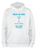 ADROIT CREATIONS THIS IS BOB HOODIE (WHITE)