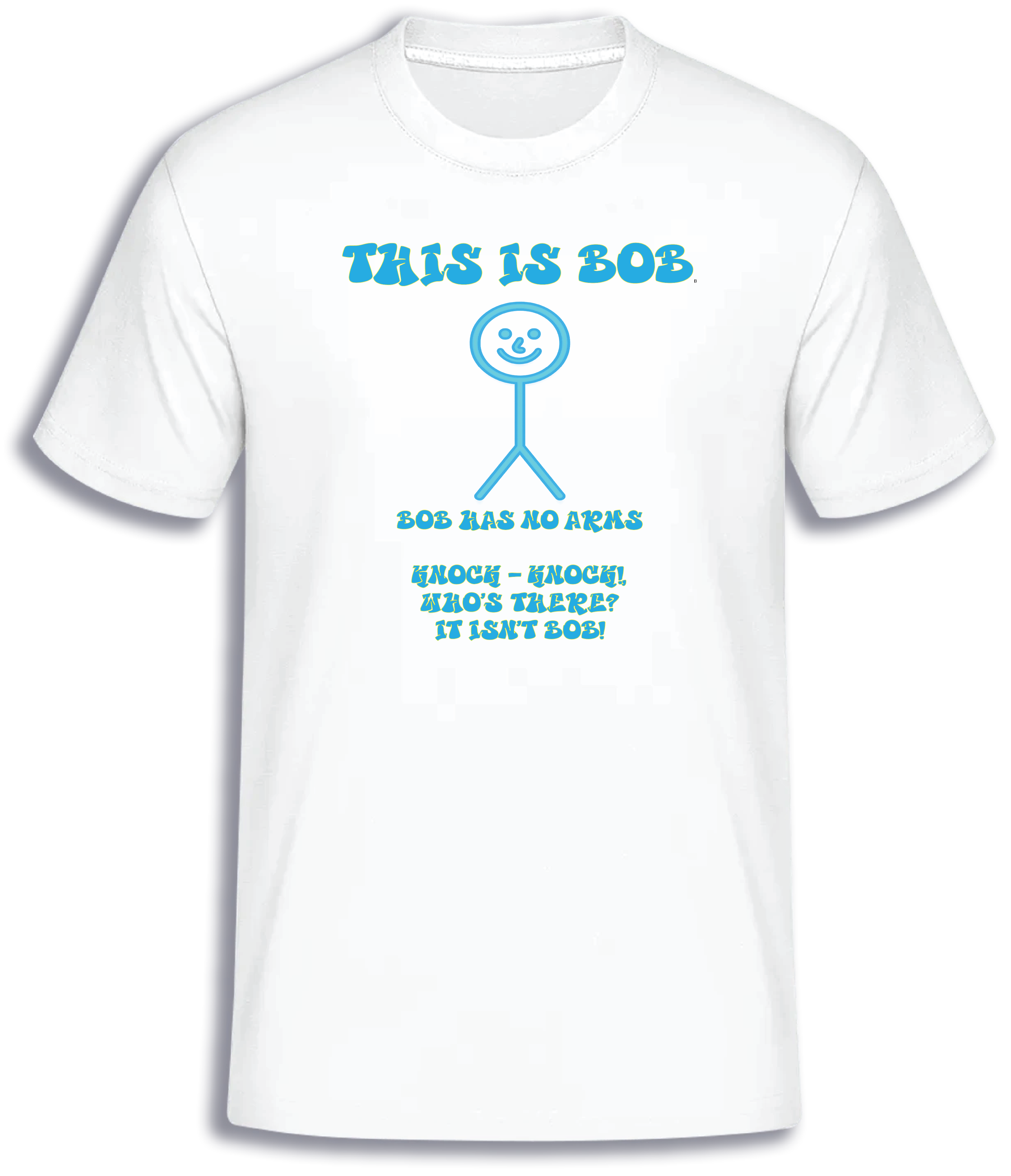 ADROIT CREATIONS THIS IS BOB T-SHIRT (WHITE)
