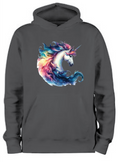 ADROIT KIDS UNICORN HOODIE (BLACK)