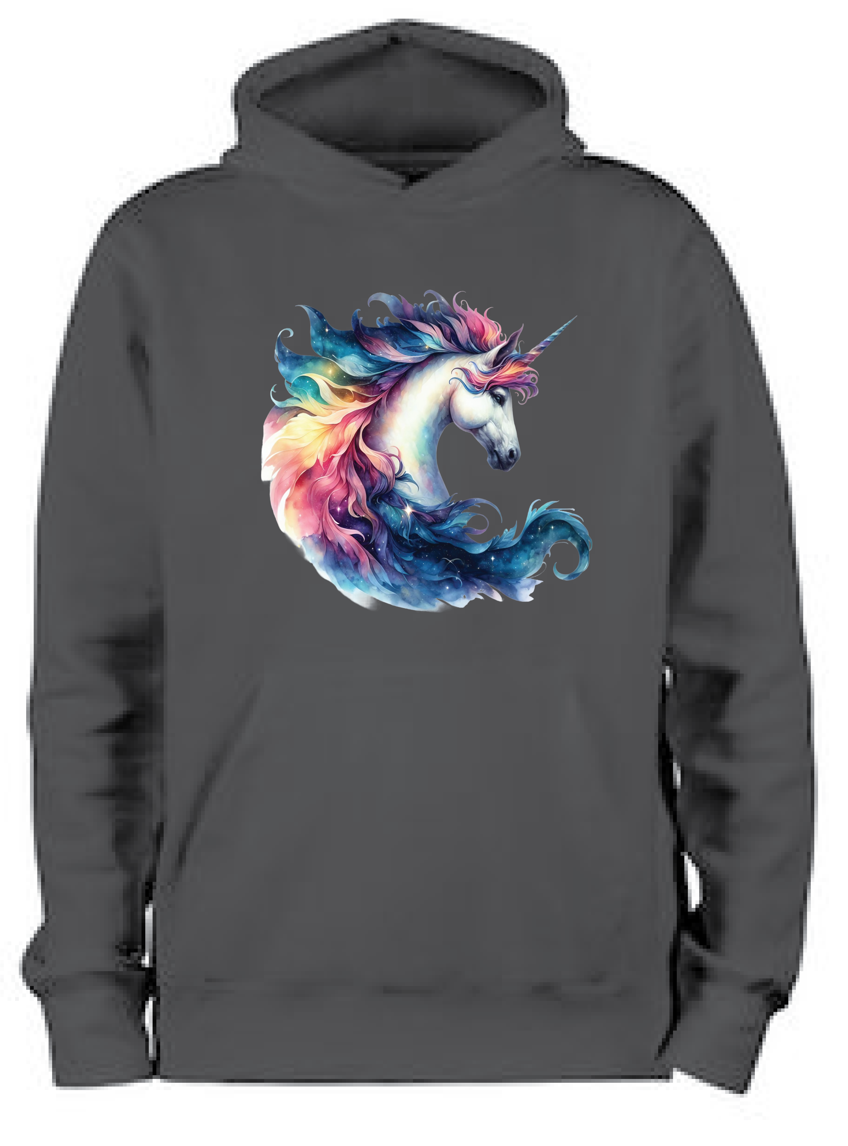 ADROIT KIDS UNICORN HOODIE (BLACK)