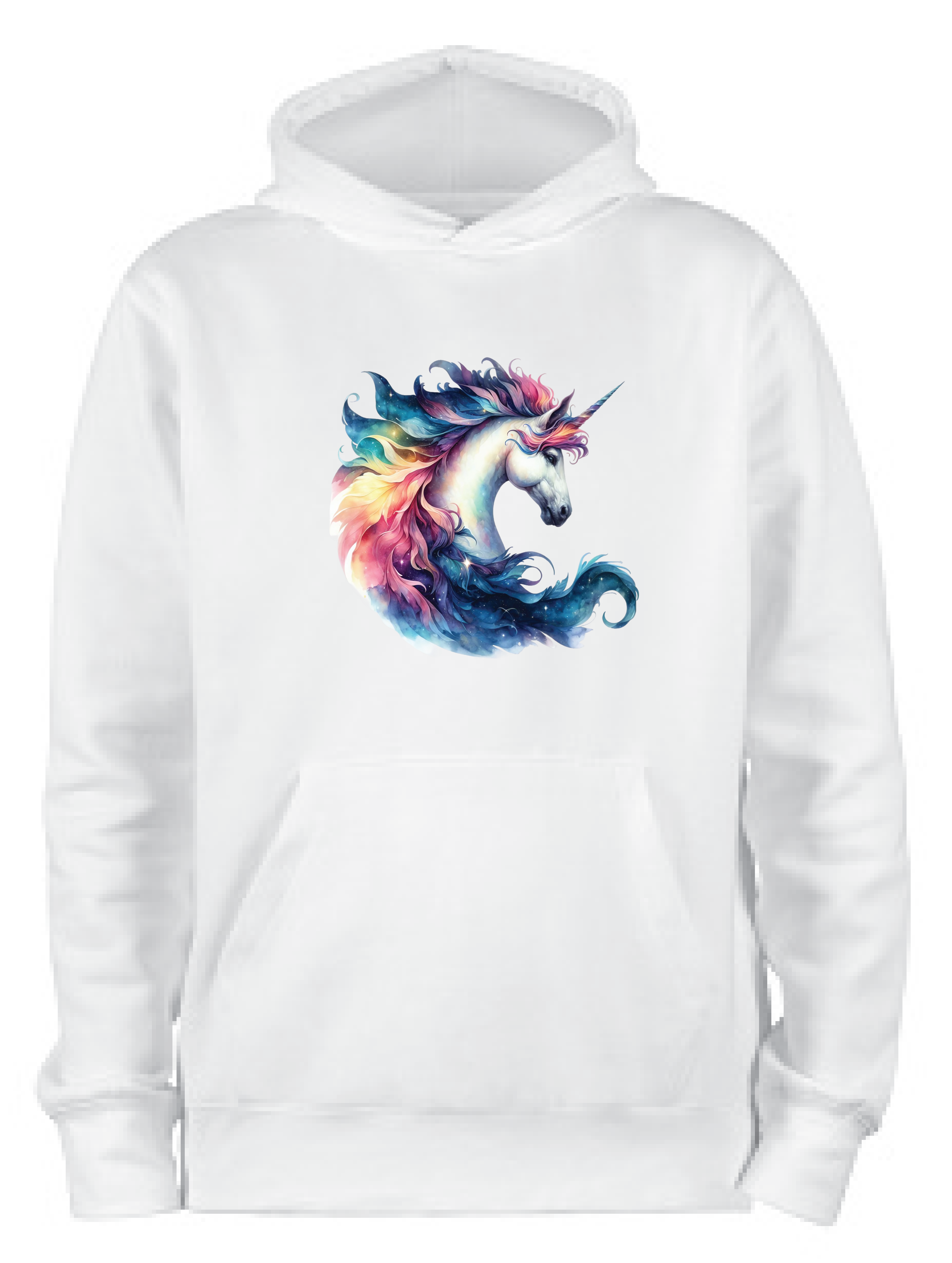 ADROIT KIDS UNICORN HOODIE (WHITE)
