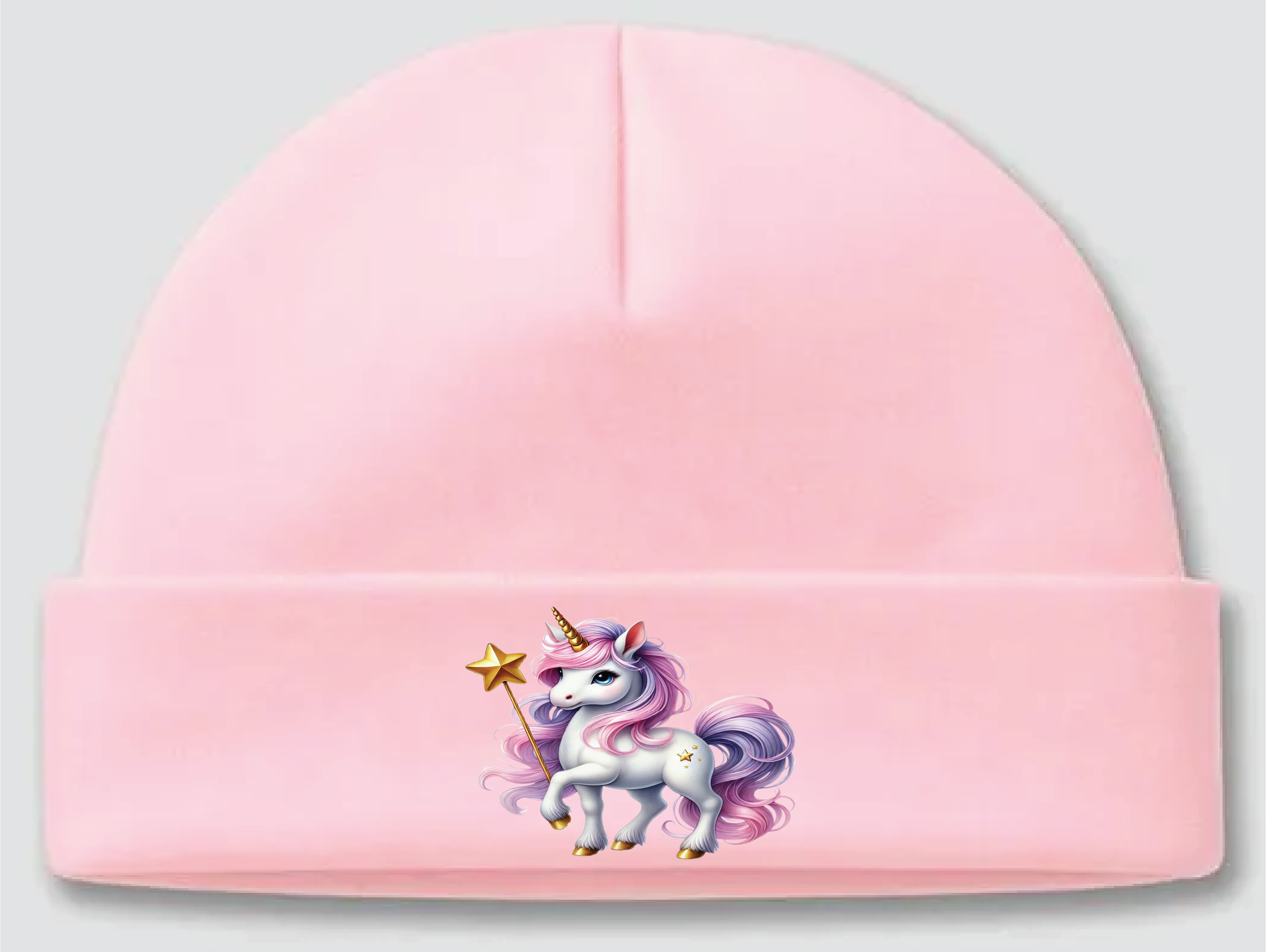 ADROIT BABY, BEANIE - UNICORN -  (0-3 MONTHS)