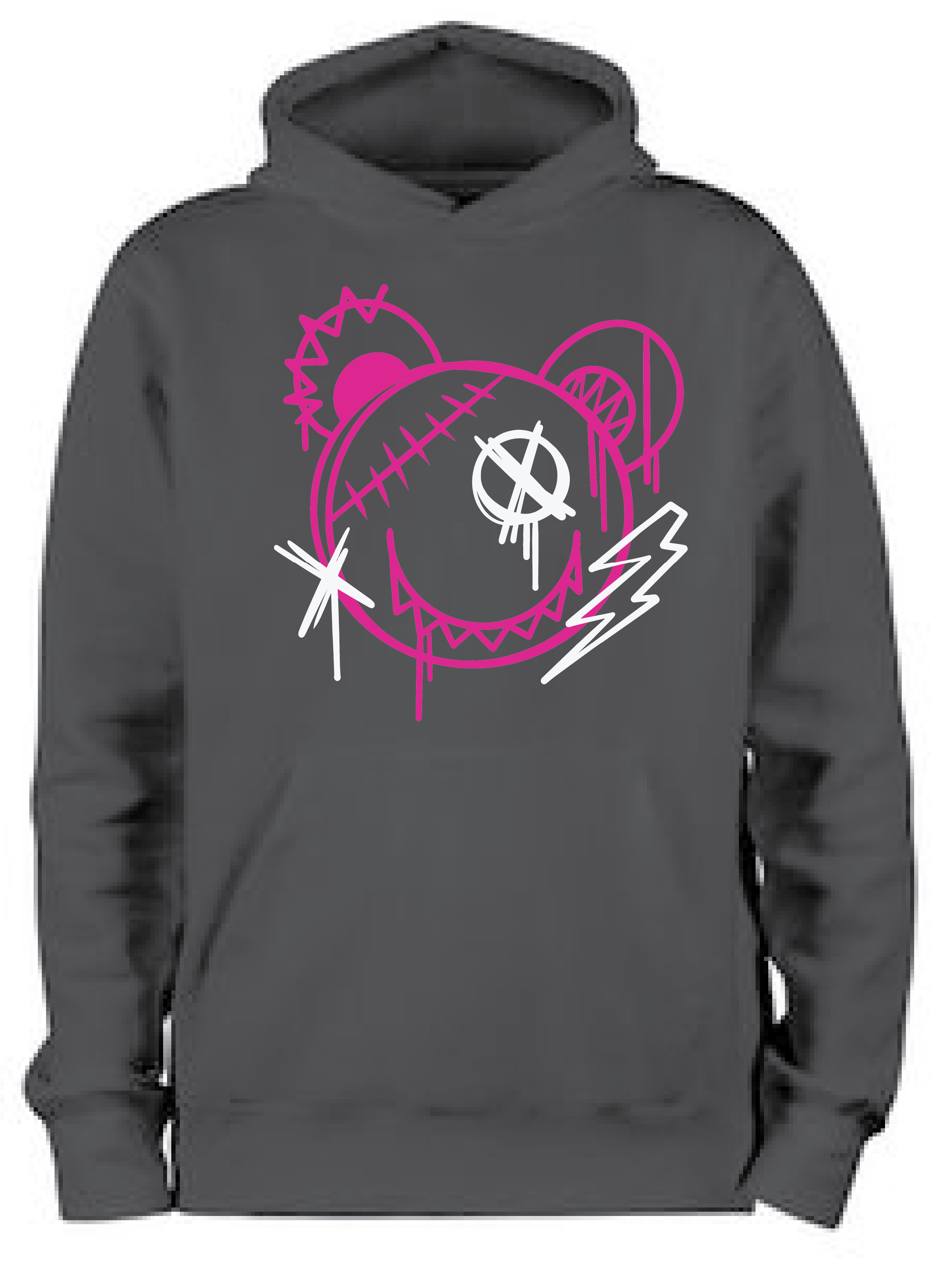 ADROIT KIDS UNKNOWN BEAST MODE HEAD HOODIE (BLACK)
