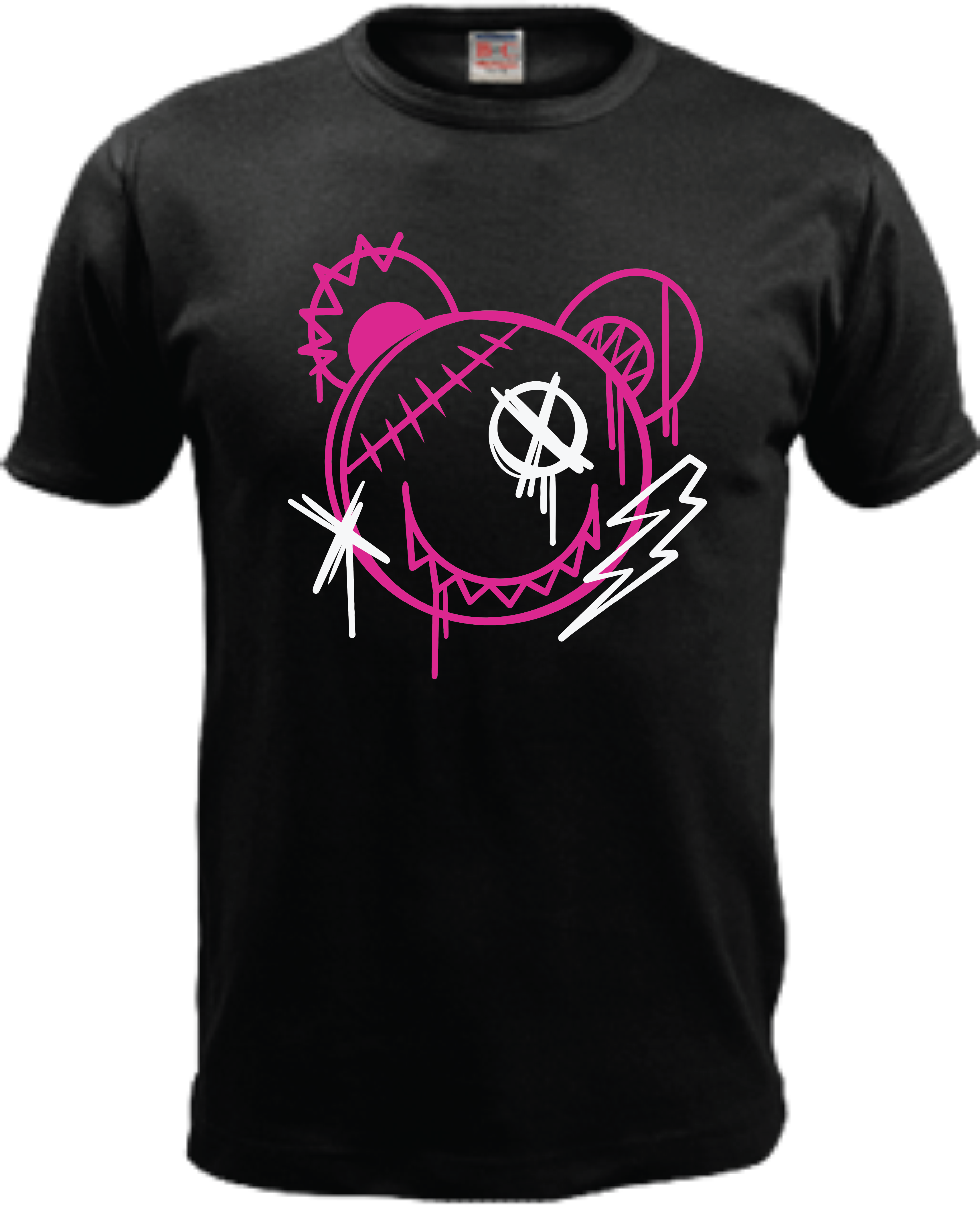 ADROIT CREATIONS UNKNOWN BEAST HEAD T-SHIRT (BLACK)