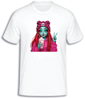 ADROIT KIDS ZOMBIE GIRL T-SHIRT (WHITE)