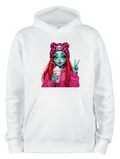 ADROIT KIDS ZOMBIE GIRL HOODIE (WHITE)