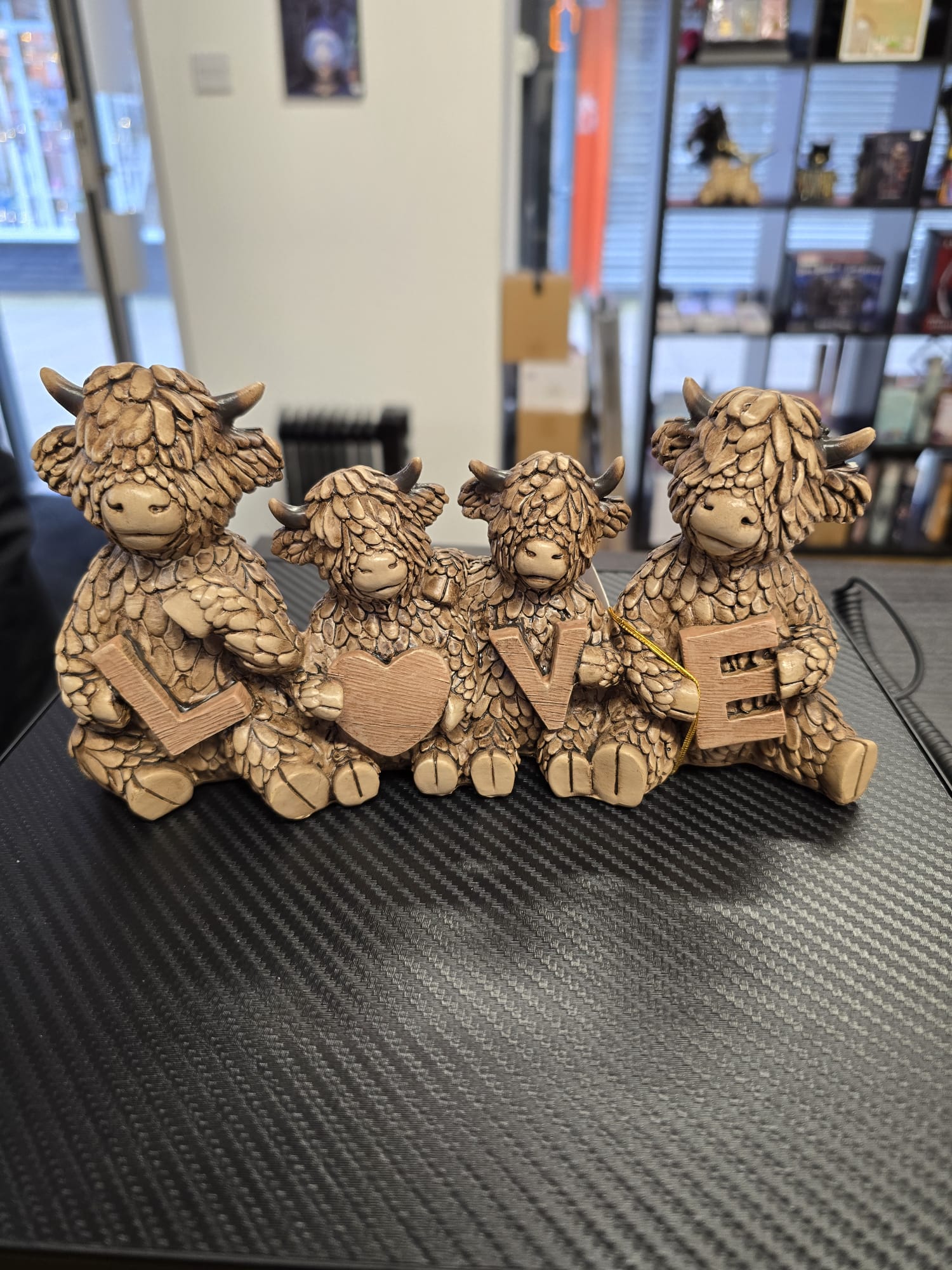 Highland Cow Love Ornament