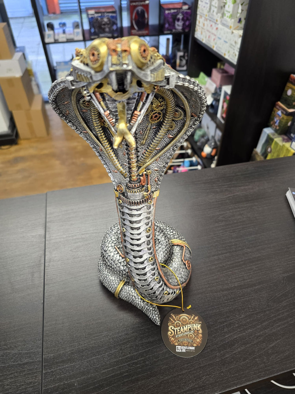 Steampunk Cobra Ornament