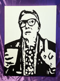 Bricktop- Snatch Inspired Canvas Painting | 24x18 Inch | Hand Painted Banksy Style Movie Art | Legend Wall Decor